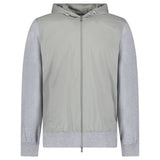 GRAN SASSO HOODED ZIP-UP JACKET IN GREY