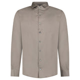 GRAN SASSO MERCERIZED COTTON JERSEY SHIRT IN GREY
