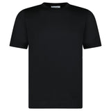 GRAN SASSO PURE COTTON T-SHIRT IN BLACK