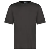 GRAN SASSO PURE COTTON T-SHIRT IN DARK GREY
