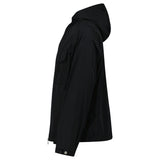 MONCLER FUYUE GHOST RUBBER LOGO JACKET IN BLACK