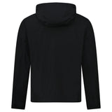 MONCLER FUYUE GHOST RUBBER LOGO JACKET IN BLACK
