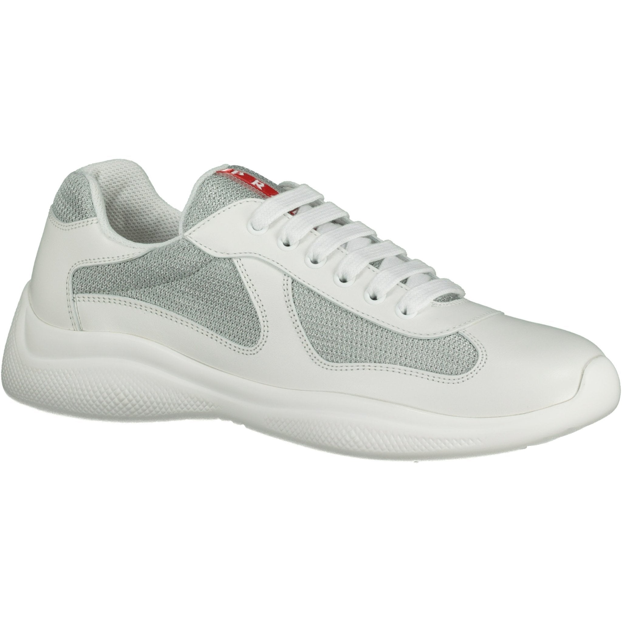 Prada Americas Cup Mesh Trainers White - Boinclo ltd