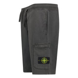 Stone Island Badge Sweat Shorts Dark Grey - Boinclo ltd - Outlet Sale Under Retail