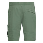 Stone Island Badge Sweat Shorts Green - Boinclo ltd - Outlet Sale Under Retail