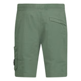 Stone Island Badge Sweat Shorts Green - Boinclo ltd - Outlet Sale Under Retail