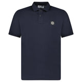 STONE ISLAND COMPASS LOGO POLO NAVY
