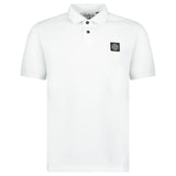 STONE ISLAND POLO SHIRT SLIM FIT WHITE