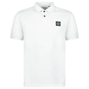 STONE ISLAND POLO SHIRT SLIM FIT WHITE
