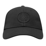 STONE ISLAND BASEBALL CAP IN BLACK