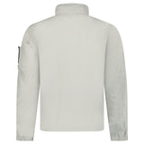 STONE ISLAND MICRO TWILL JACKET IN PEARL GREY