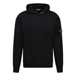 Stone Island ‘OLD’ Treatment Hooded Sweatshirt in Black - Boinclo ltd - Outlet Sale Under Retail