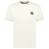 LOGO-PATCH SHORT-SLEEVED T-SHIRT IVORY