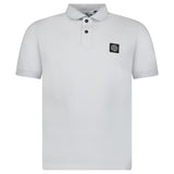 STONE ISLAND COMPASS LOGO POLO SKY BLUE