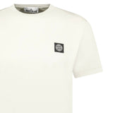 LOGO-PATCH SHORT-SLEEVED T-SHIRT IVORY