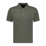 CP Company Short Sleeve Stitch Logo Polo-Shirt Green - Boinclo ltd Outlet Sale