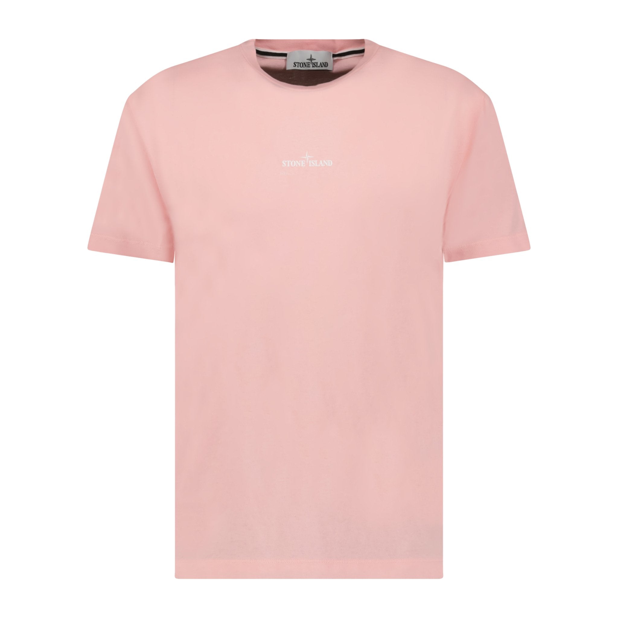 Stone Island Digital Compass Print Logo T-Shirt Pink - Boinclo ltd Outlet Sale