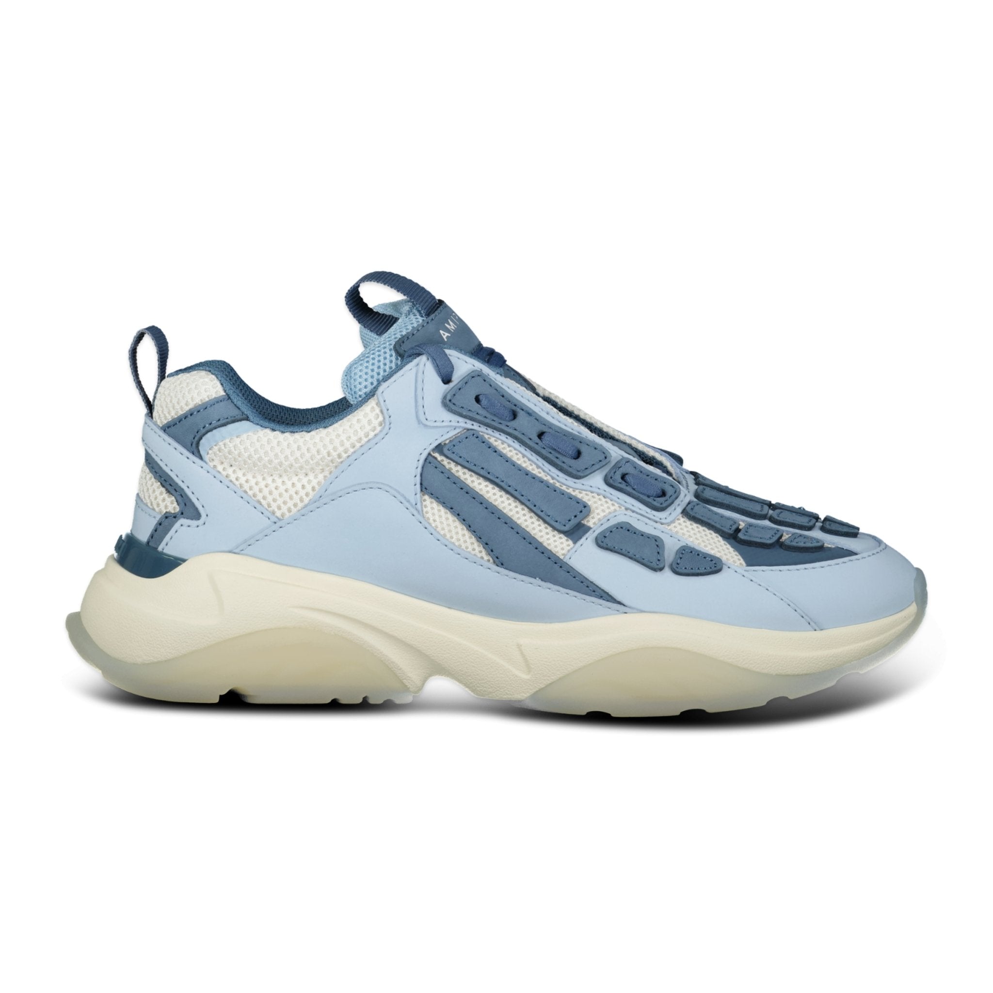 AMIRI BONE-RUNNER TRAINERS BLUE & WHITE