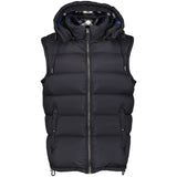 Burberry 'Basford' Detachable Sleeve Hooded Down Jacket Black - Boinclo ltd