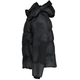 Burberry 'Leeds' Hooded Check Down Jacket Black - Boinclo ltd