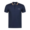 Burberry Stripe Collar Polo T-Shirt Navy - Boinclo ltd