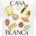 Casablanca IN FLIGHT PASTRIES Printed T-Shirt White - Boinclo ltd