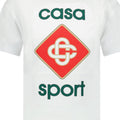 Casablanca 'Sport' Print T-Shirt White - Boinclo ltd