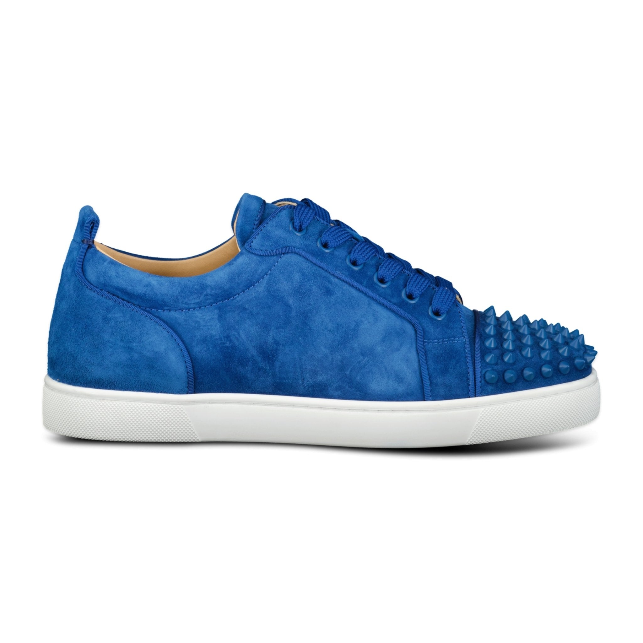 CHRISTIAN LOUBOUTIN 'JUNIOR SPIKES' ORLATO SNEAKERS BLUE