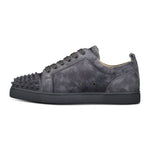 Christian Louboutin 'Junior Spikes' Orlato Sneakers Grey - Boinclo ltd