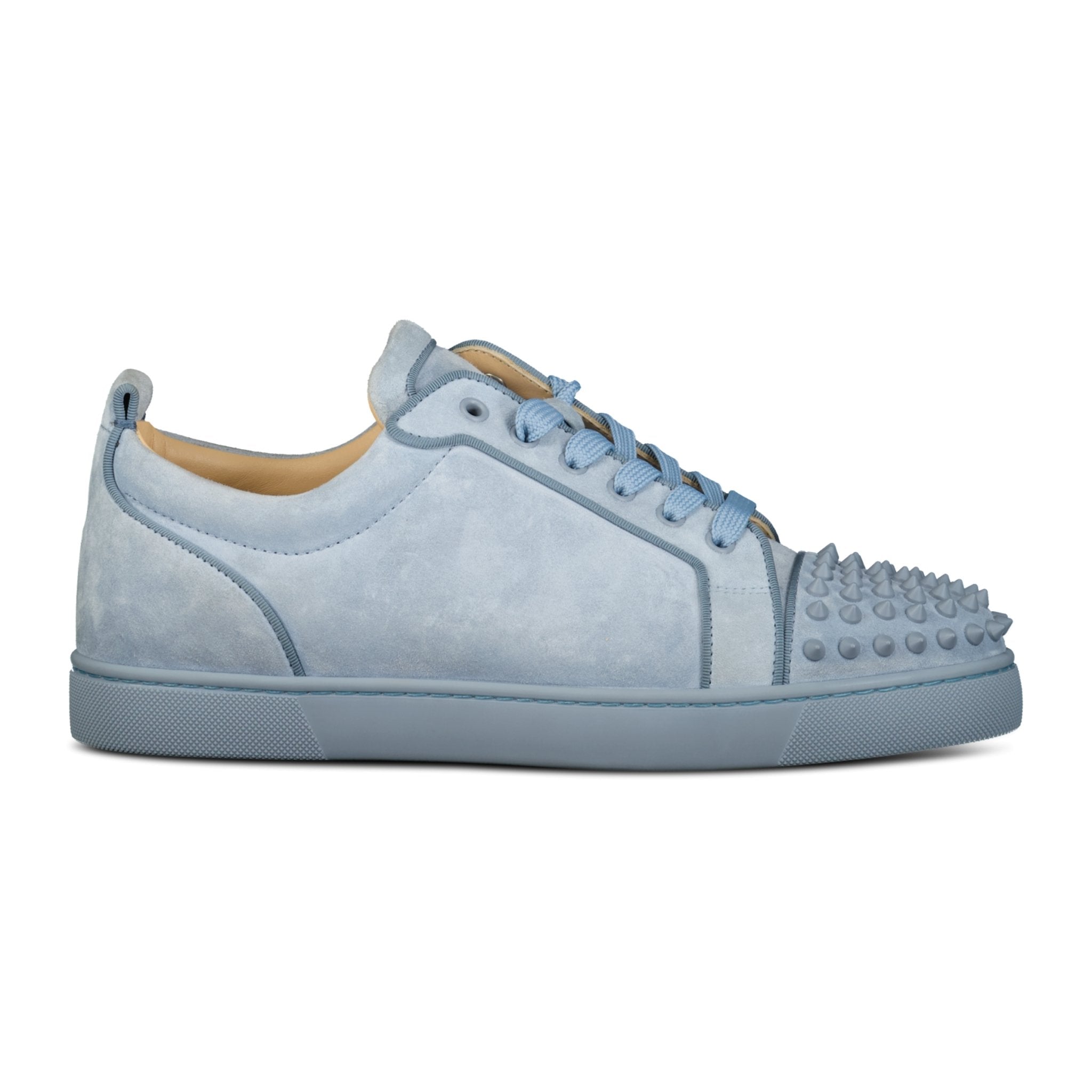 CHRISTIAN LOUBOUTIN 'JUNIOR SPIKES' ORLATO SNEAKERS LIGHT BLUE