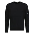 CP Company Arm Lens Knit Sweatshirt with Pocket Black - Boinclo ltd