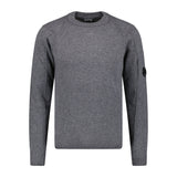 CP Company Arm Lens Knitted Sweatshirt Grey - Boinclo ltd