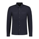 CP Company Chrome Lens Button-Up Overshirt Jacket Navy - Boinclo ltd