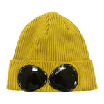 CP Company Cotton Goggle Beanie Yellow - Boinclo ltd