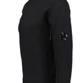 CP Company Diagonal Raised Arm Lens Sweatshirt Black - Boinclo ltd
