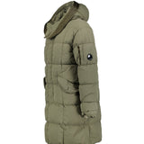 CP Company Flatt Nylon Padded Lens Shell Jacket Green - Boinclo ltd