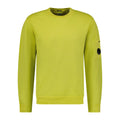 CP Company Garment Dyed Arm Lens Sweatshirt Yellow - Boinclo ltd