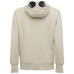 CP Company Goggle Hoodie Sweatshirt Ivory - Boinclo ltd