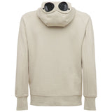 CP Company Goggle Hoodie Sweatshirt Ivory - Boinclo ltd