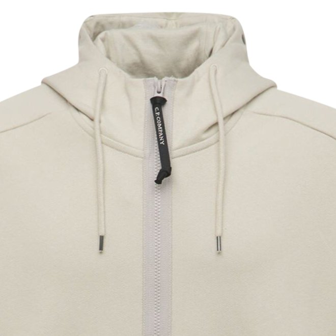 CP Company Goggle Hoodie Sweatshirt Ivory - Boinclo ltd