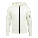 CP Company Hooded Lens Sweatshirt White - Boinclo ltd