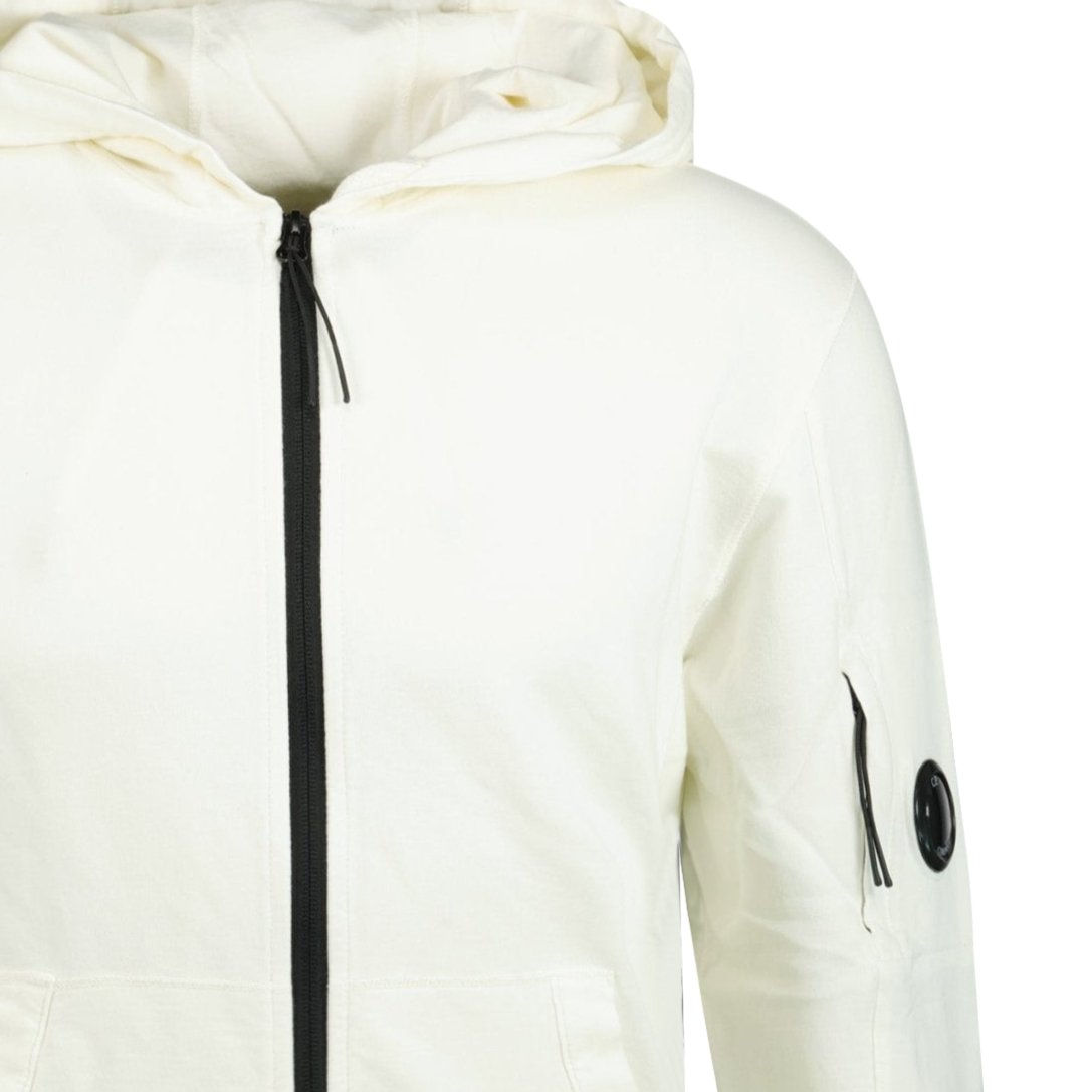 CP Company Hooded Lens Sweatshirt White - Boinclo ltd