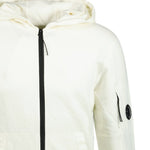 CP Company Hooded Lens Sweatshirt White - Boinclo ltd