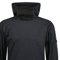 CP Company Hooded Nylon Stretch Double Jacket Black - Boinclo ltd