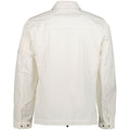 CP Company Lens 50 fili Overshirt Jacket White - Boinclo ltd