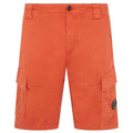 CP Company Lens Cargo Shorts Orange - Boinclo ltd