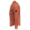 CP Company Lens Chrome Overshirt Jacket Burnt Orange - Boinclo ltd