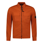 CP Company Lens Chrome Overshirt Jacket Orange - Boinclo ltd