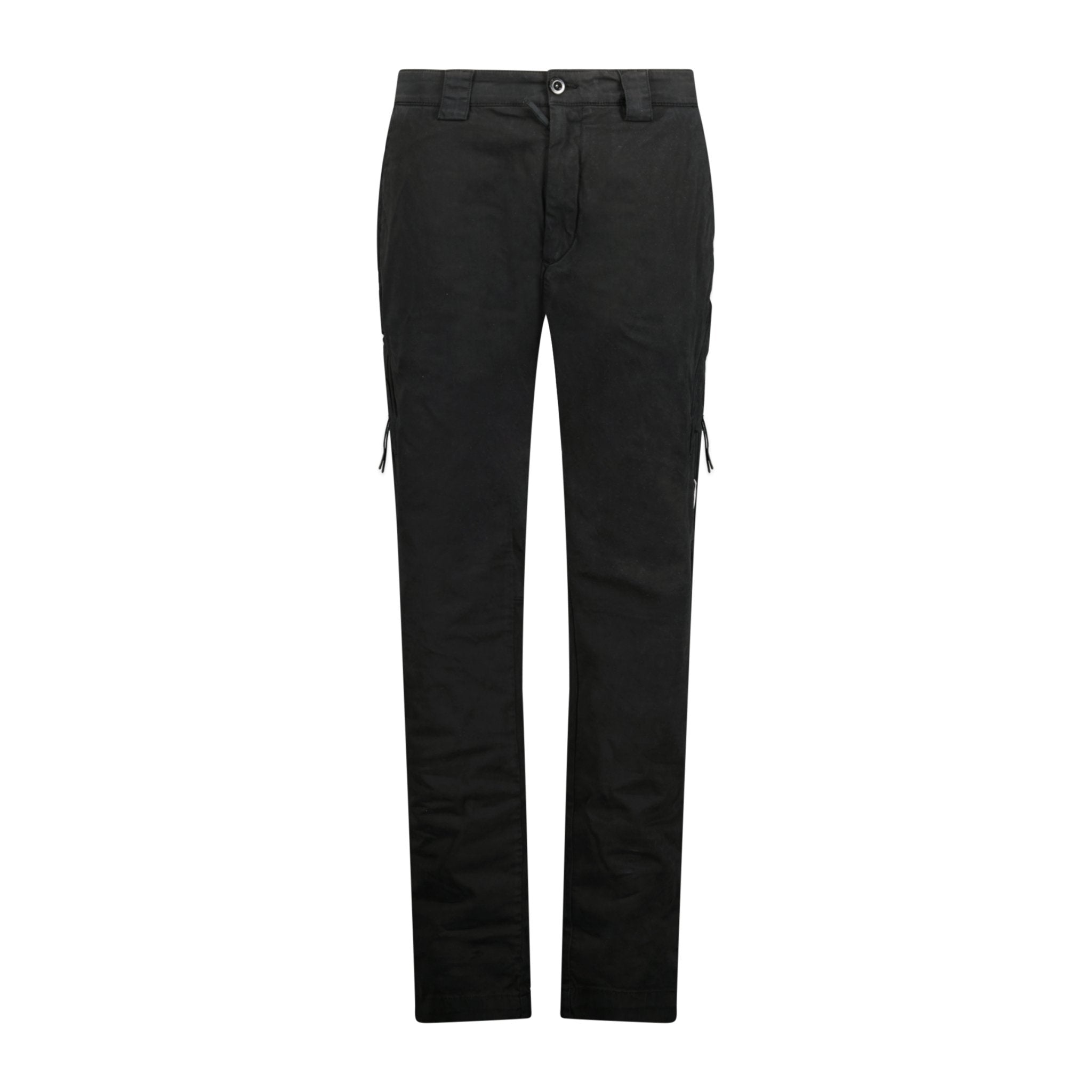 C.P. Company Lens Stretch Sateen Cargo Pants Black - Boinclo ltd