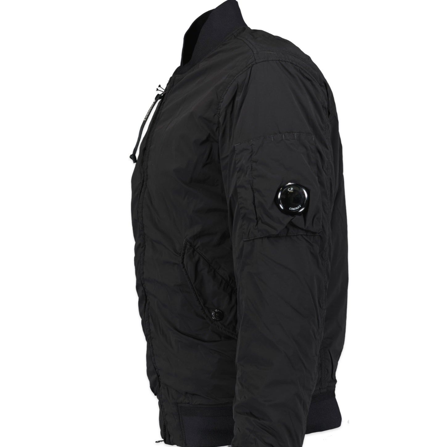 CP Company Nycra-R Bomber Jacket Black - Boinclo ltd